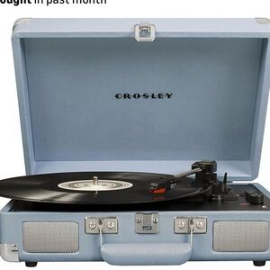 Crosley Retro Portable Turntable in Light Blue